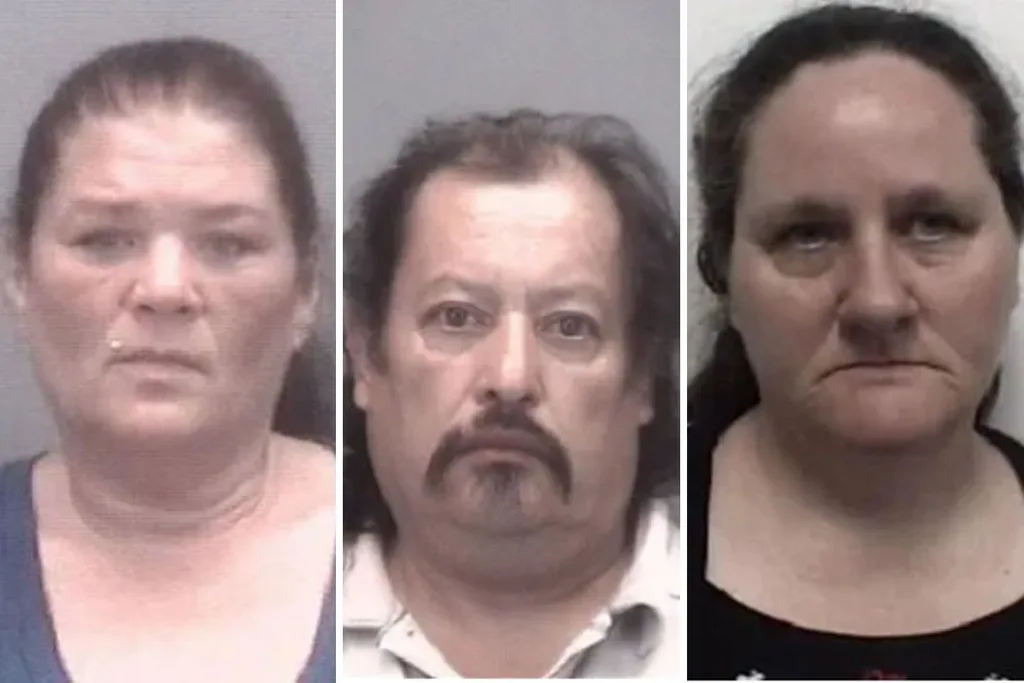 Tina Chavis, Vicencio Romero and Alice Leann Todd. Credit: Thomasville Police Dept.