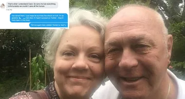 How a tweet saved the life of pensioners trapped in steel shed during bushfire