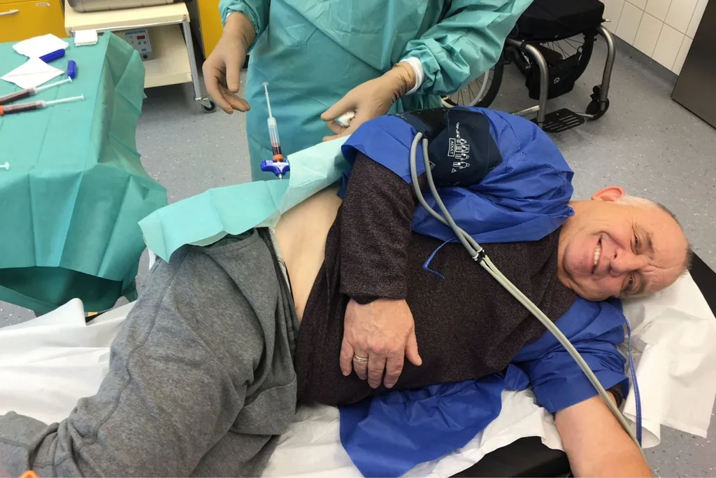 Robert Van Kuyl getting stem cell treatment in Germany
