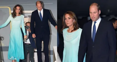 Kate Middleton and Prince William arrive in Pakistan amid security fears