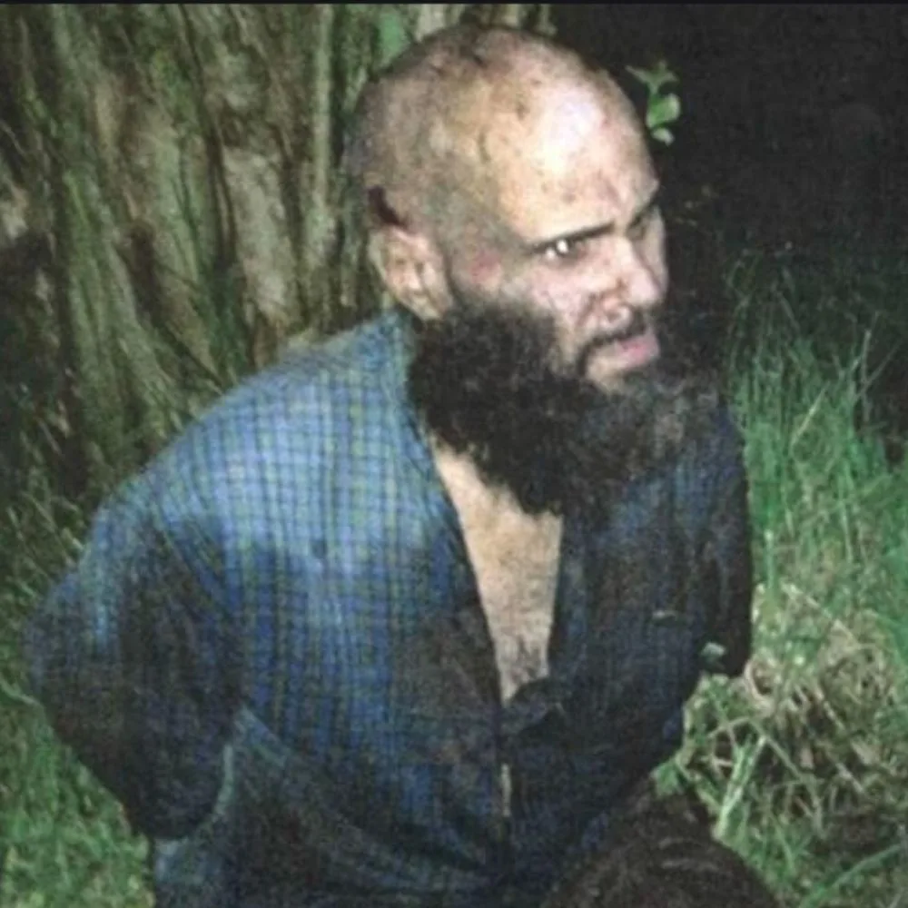 Criminal Malcolm John Naden being arrested