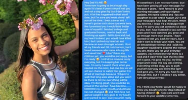 Daughter who texted her dead dad every day for four years gets an incredible reply