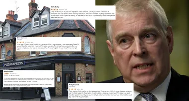 Pizza restaurant flooded with hilarious fake reviews after Prince Andrew’s car crash interview