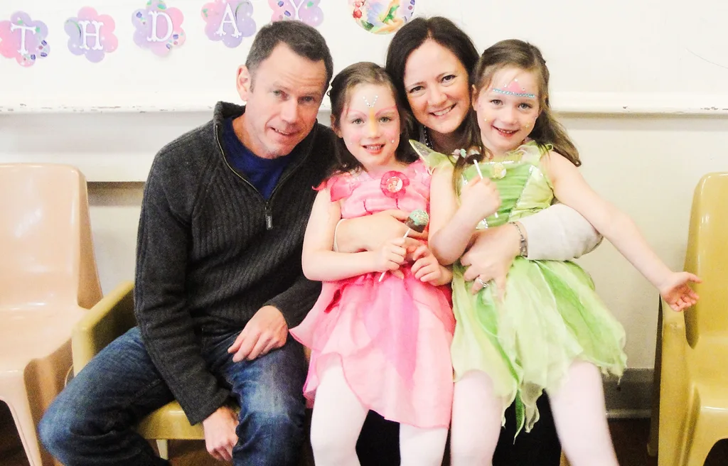 Gary, Rosie, Kerry-Anne and Ellie