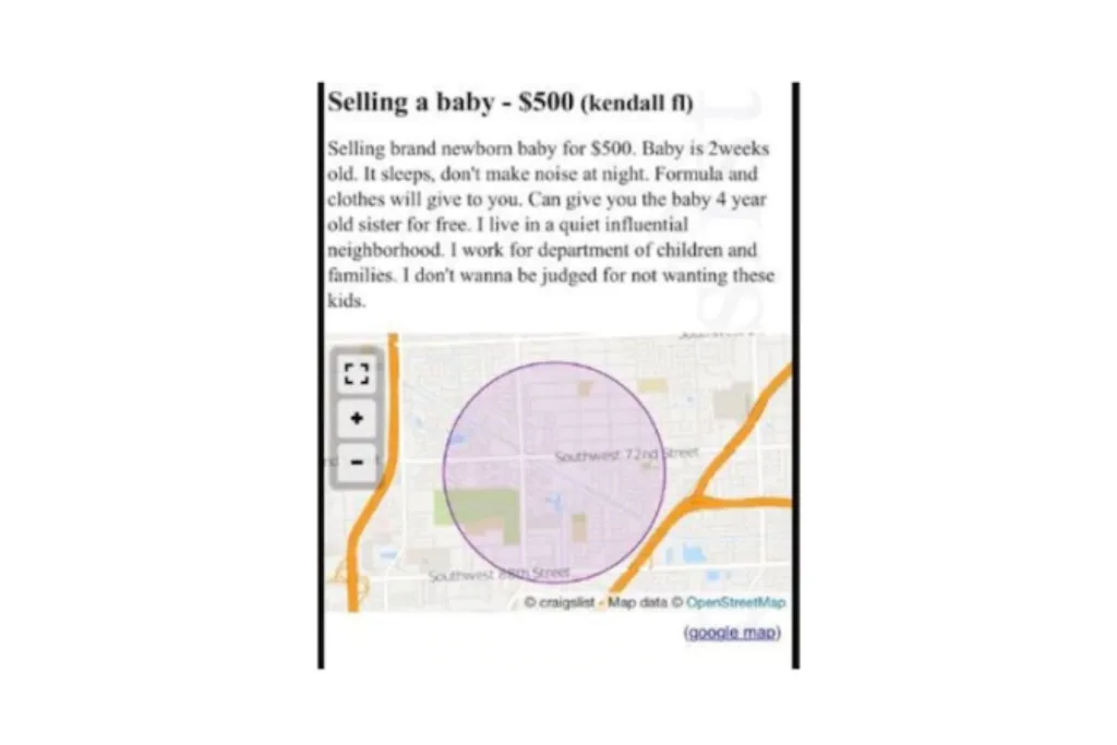 The Craigslist ad