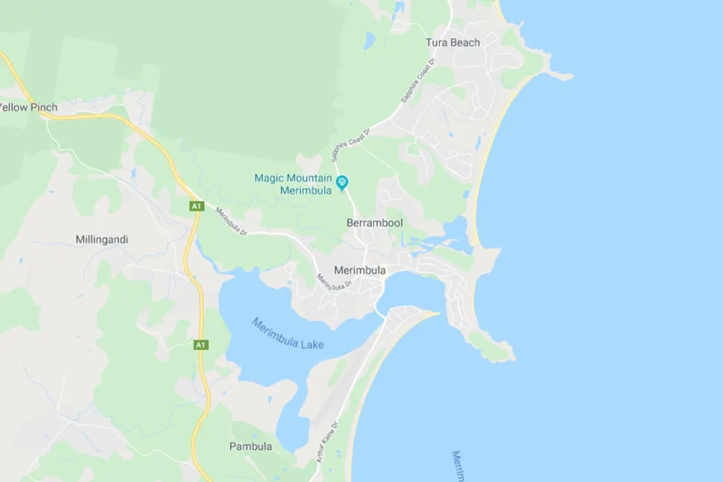 The attack happened in the town of Merimbula