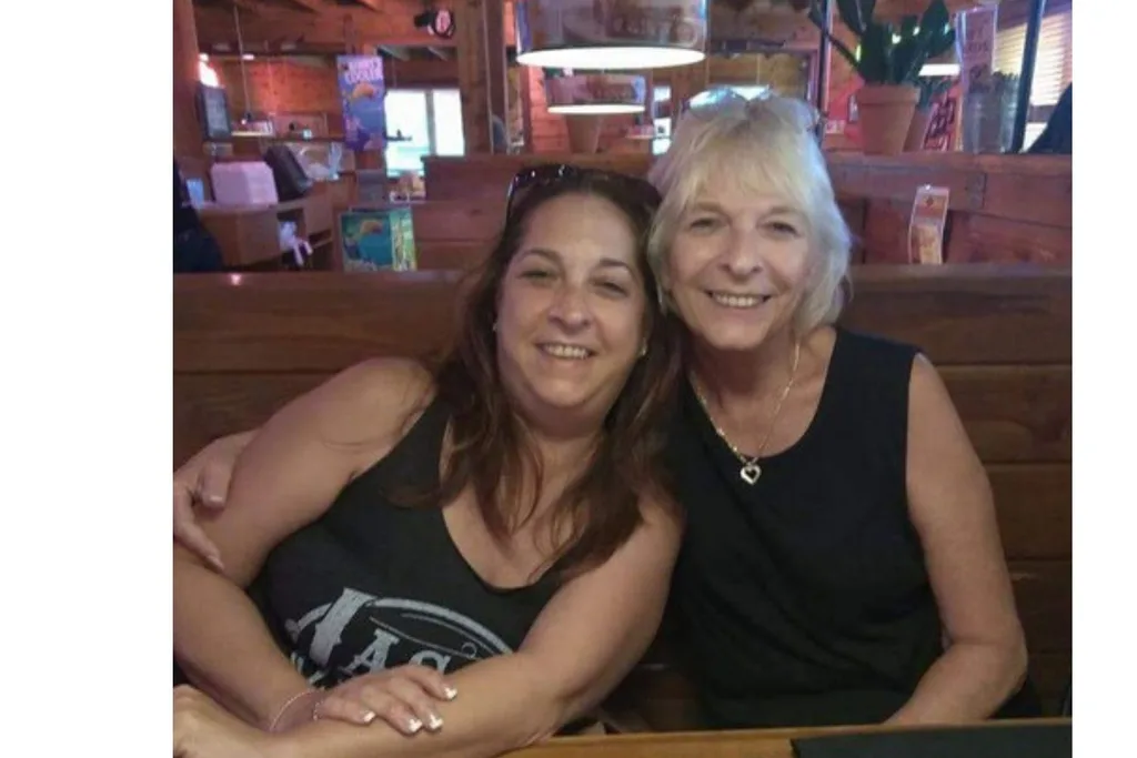 Carolyn and her mum