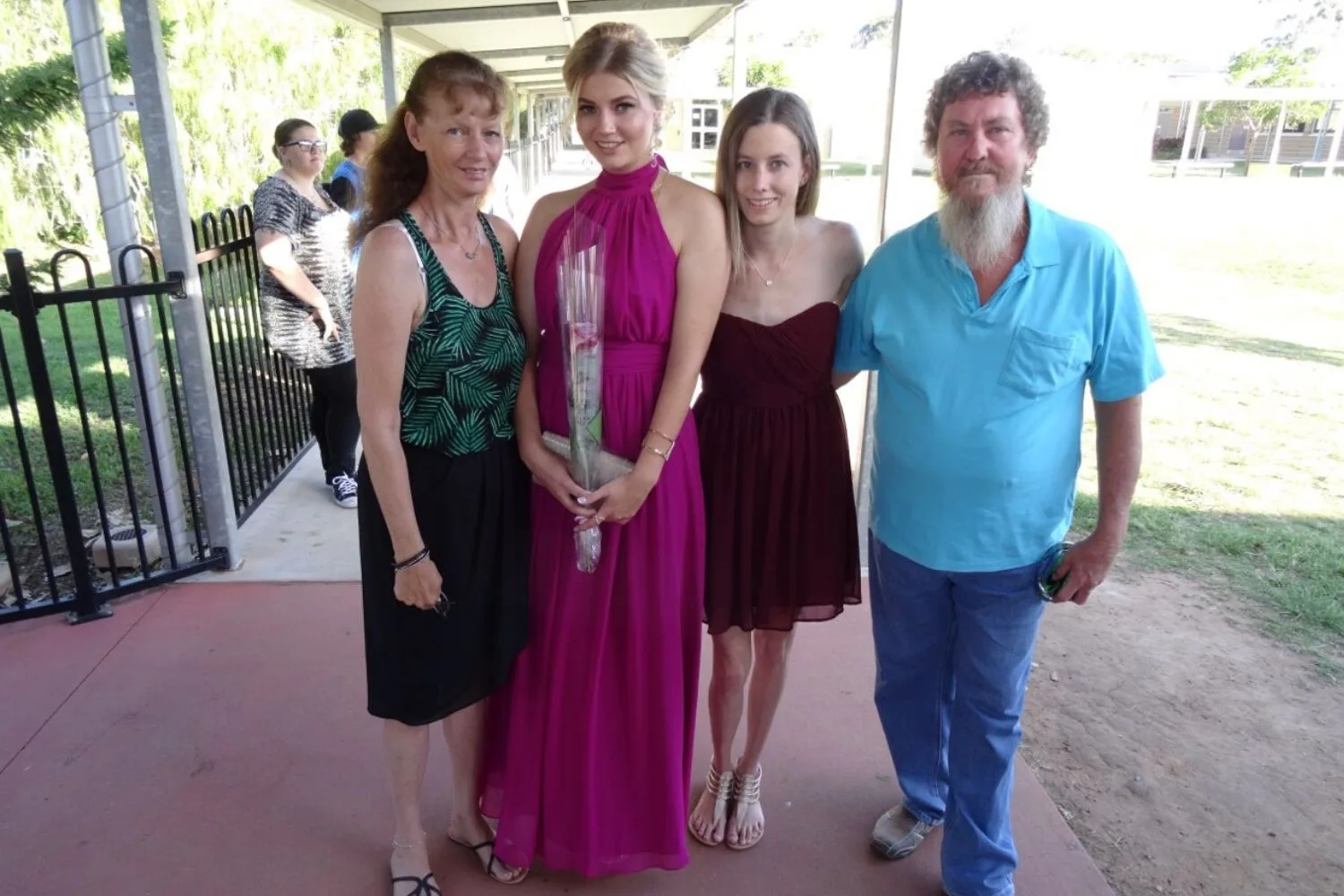 Mum, Makayla, me and Dad.