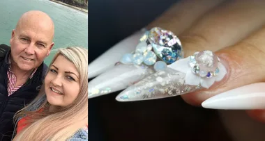 I put my dad’s ashes in my fake nails so he could walk me down the aisle