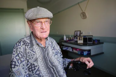 Australia’s OLDEST MAN turns 110 – and shares secret to long life
