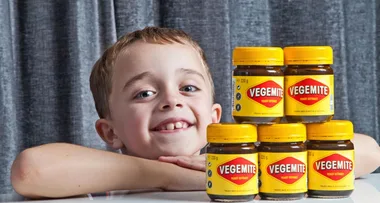 Six-year-old lives on Vegemite sangers for a whole year