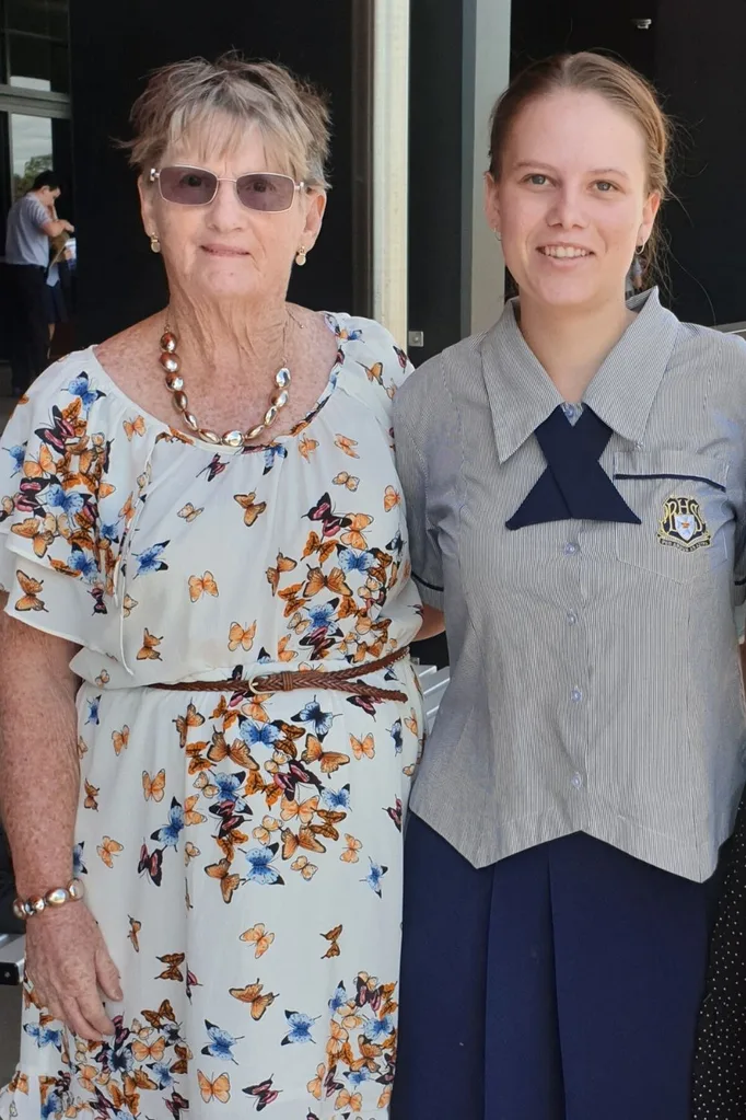 My grandma Jeanette and me.