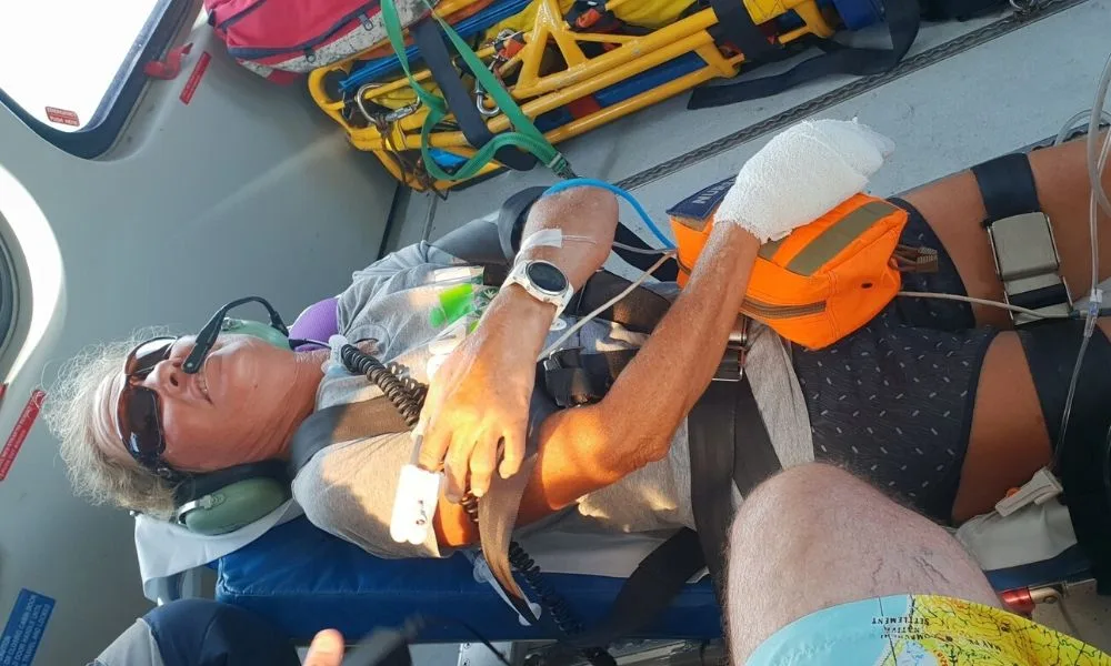 Juanita would've faced a 14-hour journey without CareFlight. Credit: CareFlight