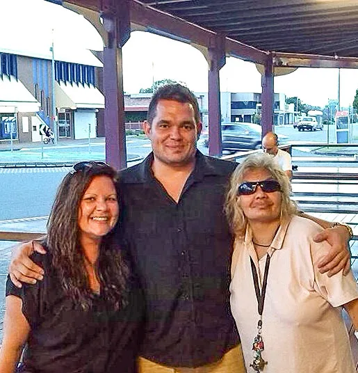 Teresa, Richard, and their mother.