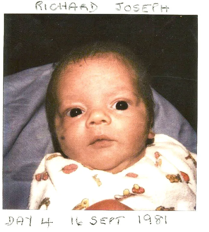 Richard as a baby