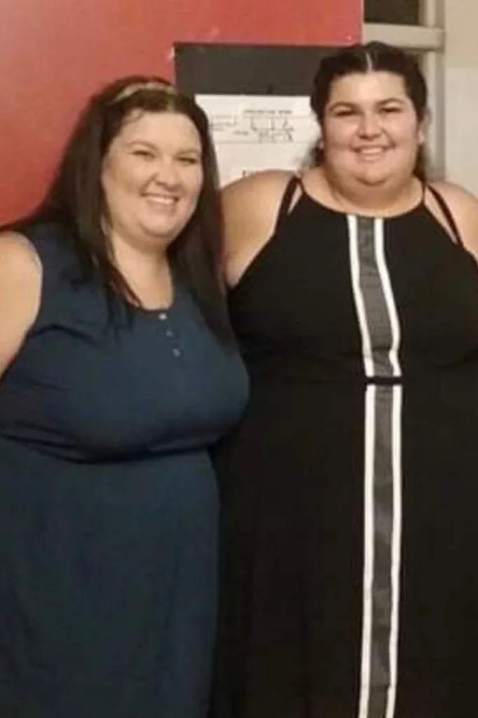 My cousin Christine and me