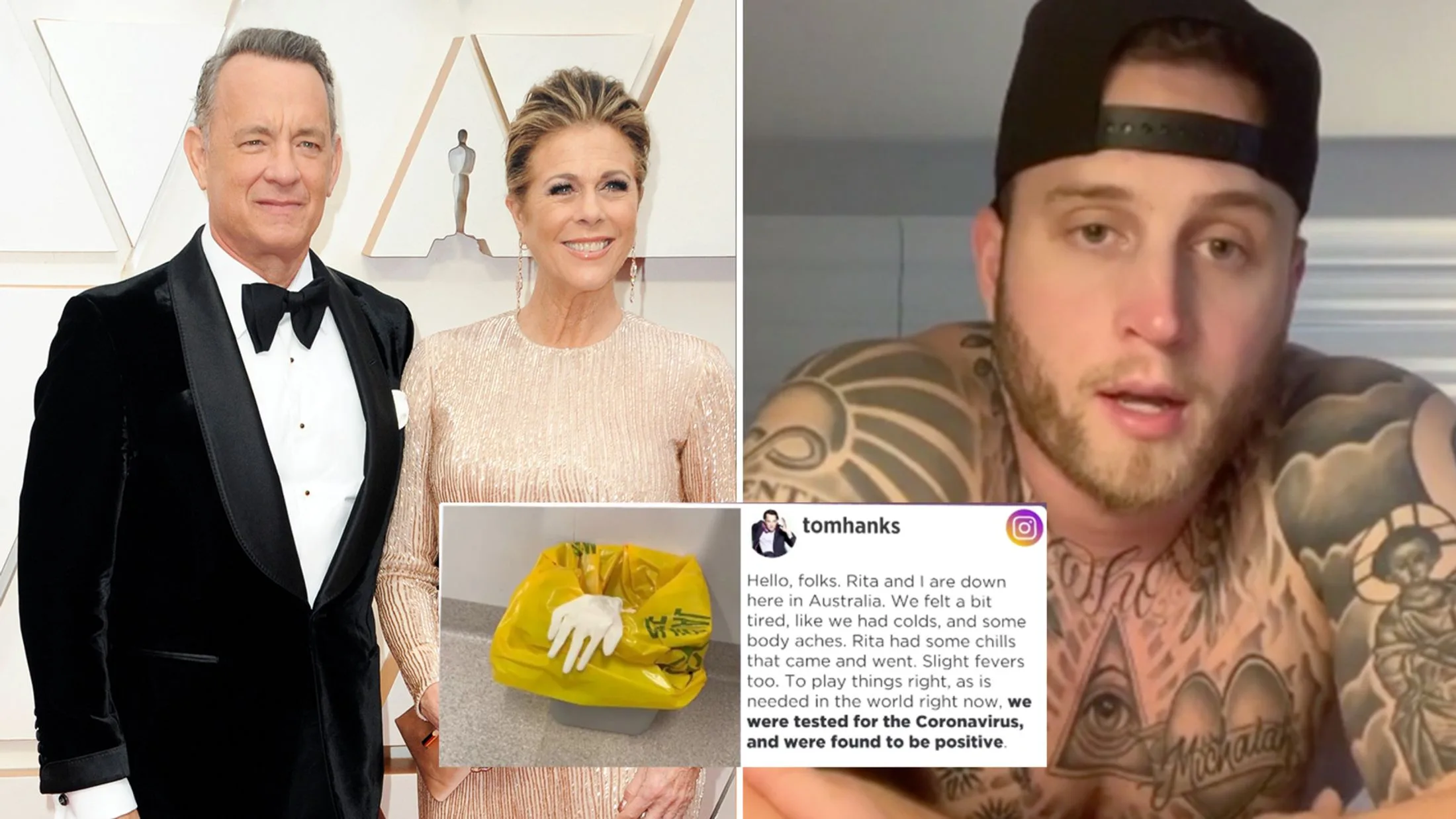 Tom Hanks and Rita Wilson test positive for the Coronavirus