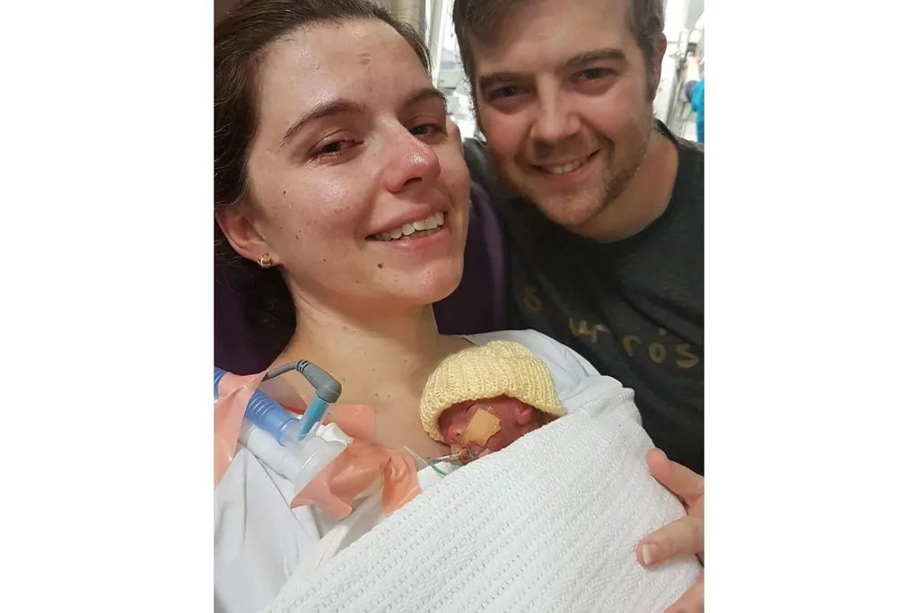 Belinda holding Lyra