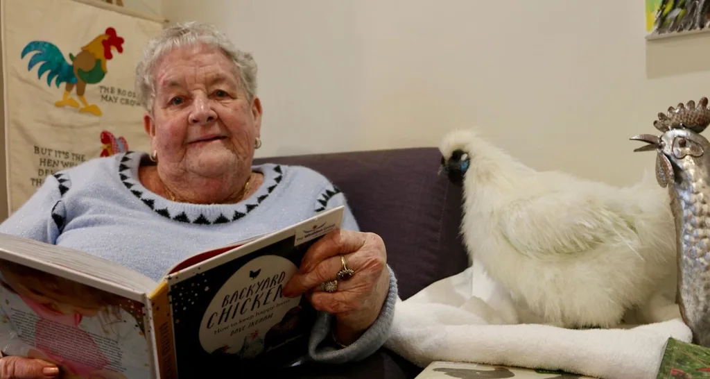 Marie and Olaf enjoying a good book. Credit: Supplied