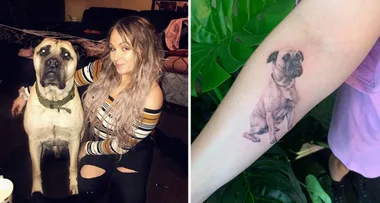 ‘I had my dog’s ashes tattooed ON MY BODY!’