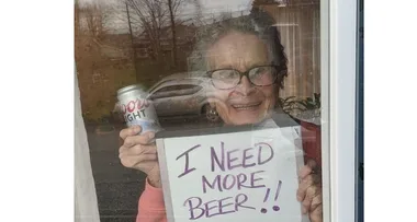 93-year-old woman goes viral with hilarious ‘I need beer’ request