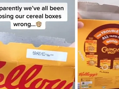 Viral Tik Tok reveals genius hack to close cereal box