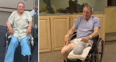 NERVES OF STEEL: Brave farmer cuts off his own leg to survive