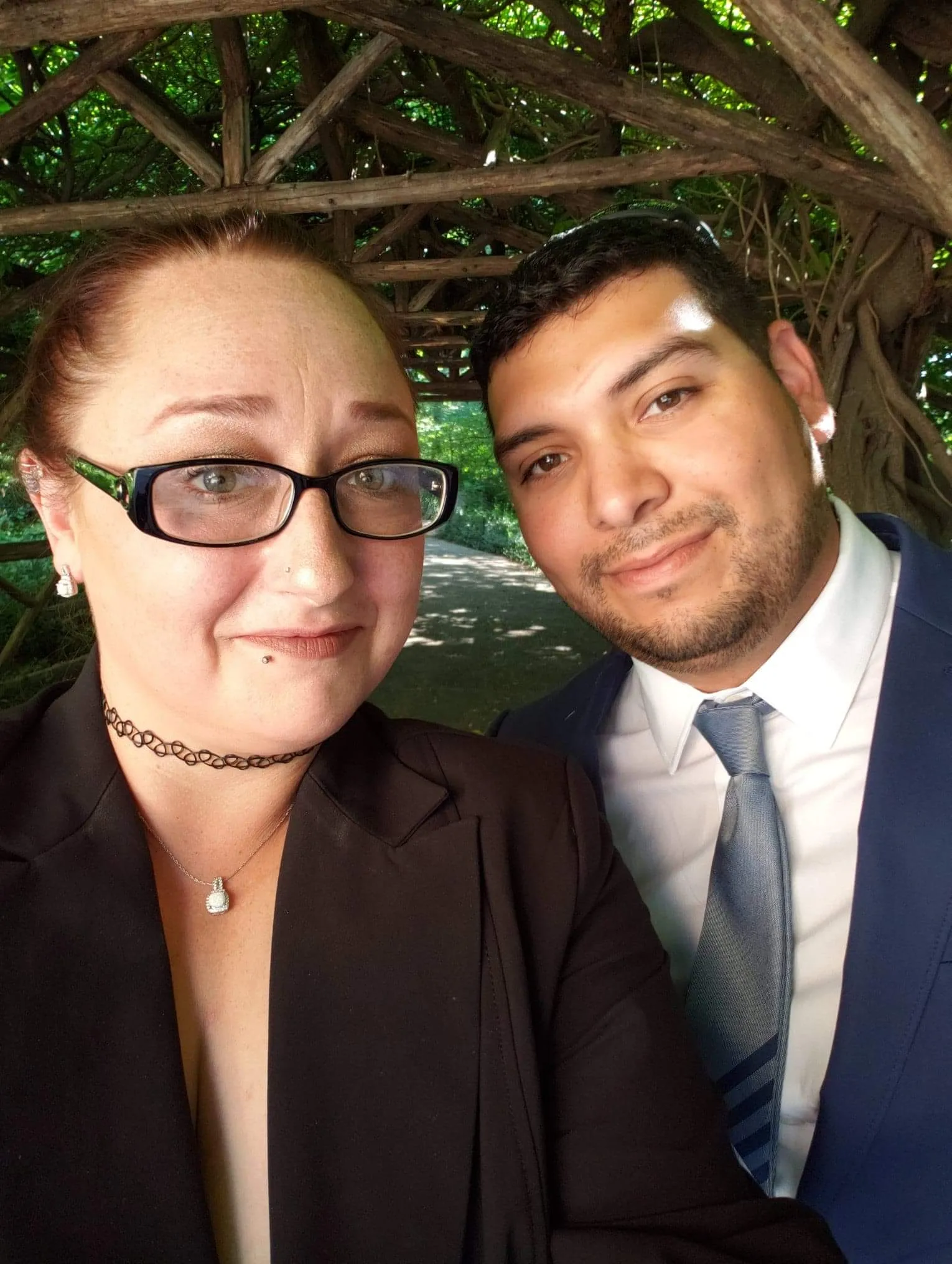 Heather Robinson with her husband Roberto