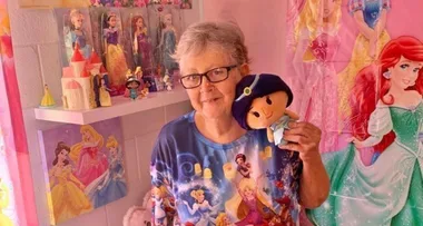 A Disney princess at 67!