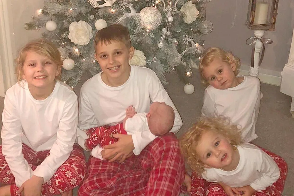 Elodie with Ebony's children
