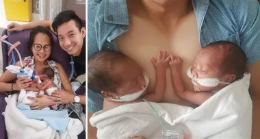 HEARTWARMING REUNION: 27 days before our twins’ first hug