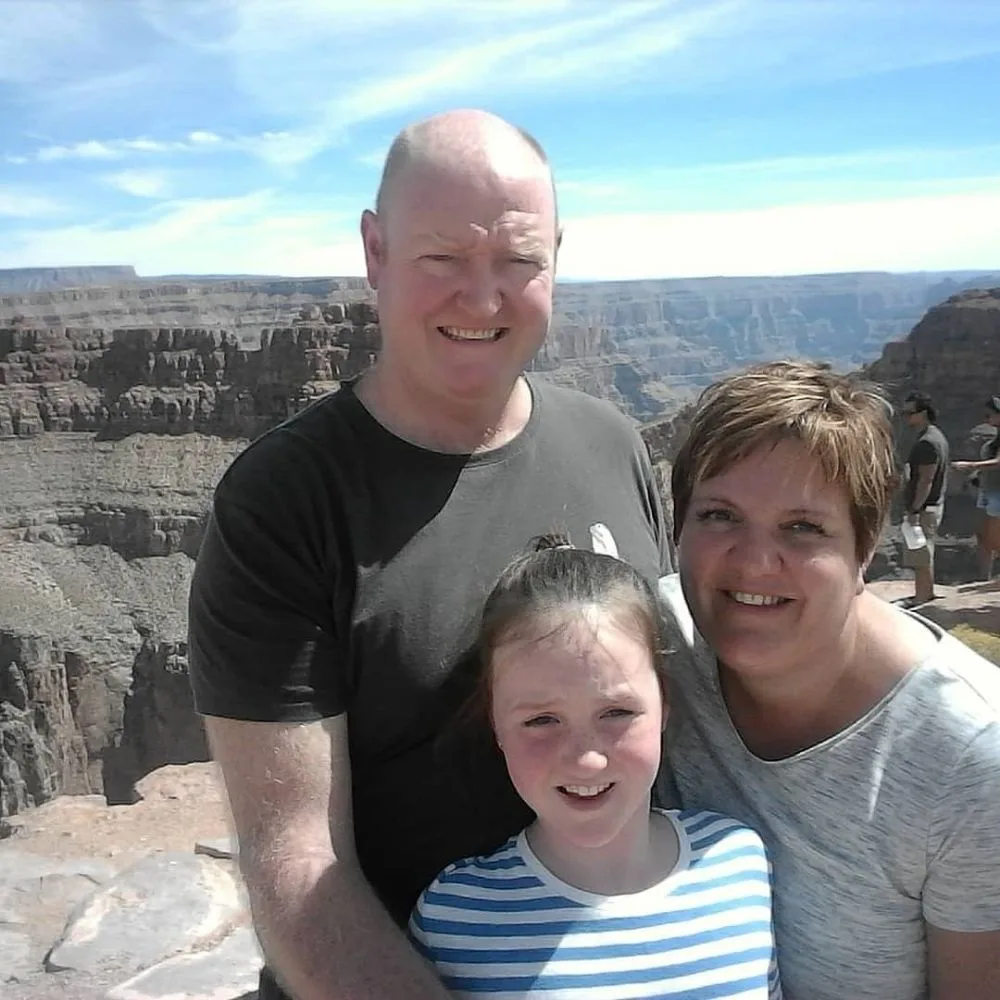 Me, John and Daisy.