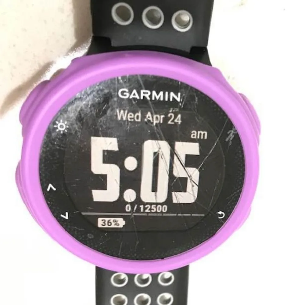 My Garmin was smashed.
