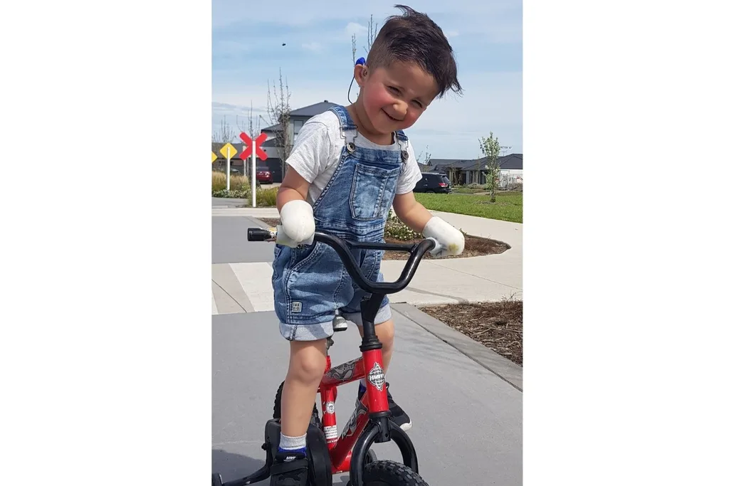 Amin on his bike