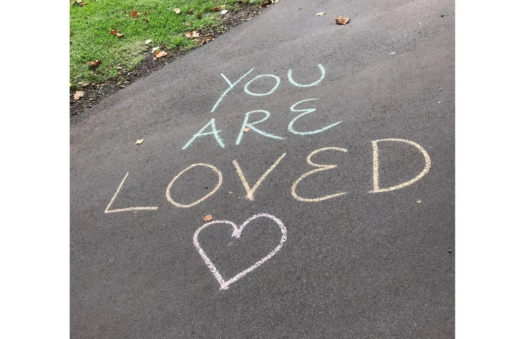 Natasha's chalk drawing