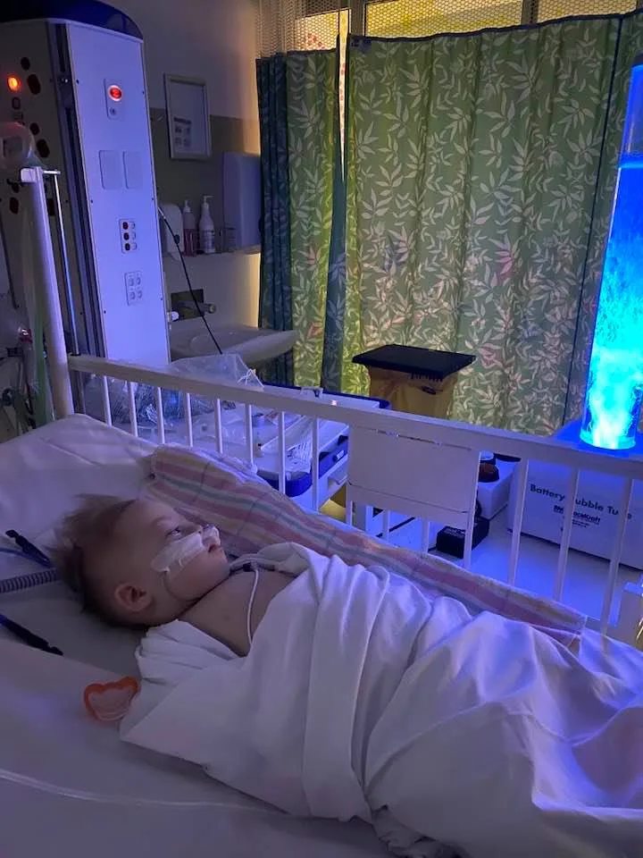 Jasper spent time in hospital after the accident