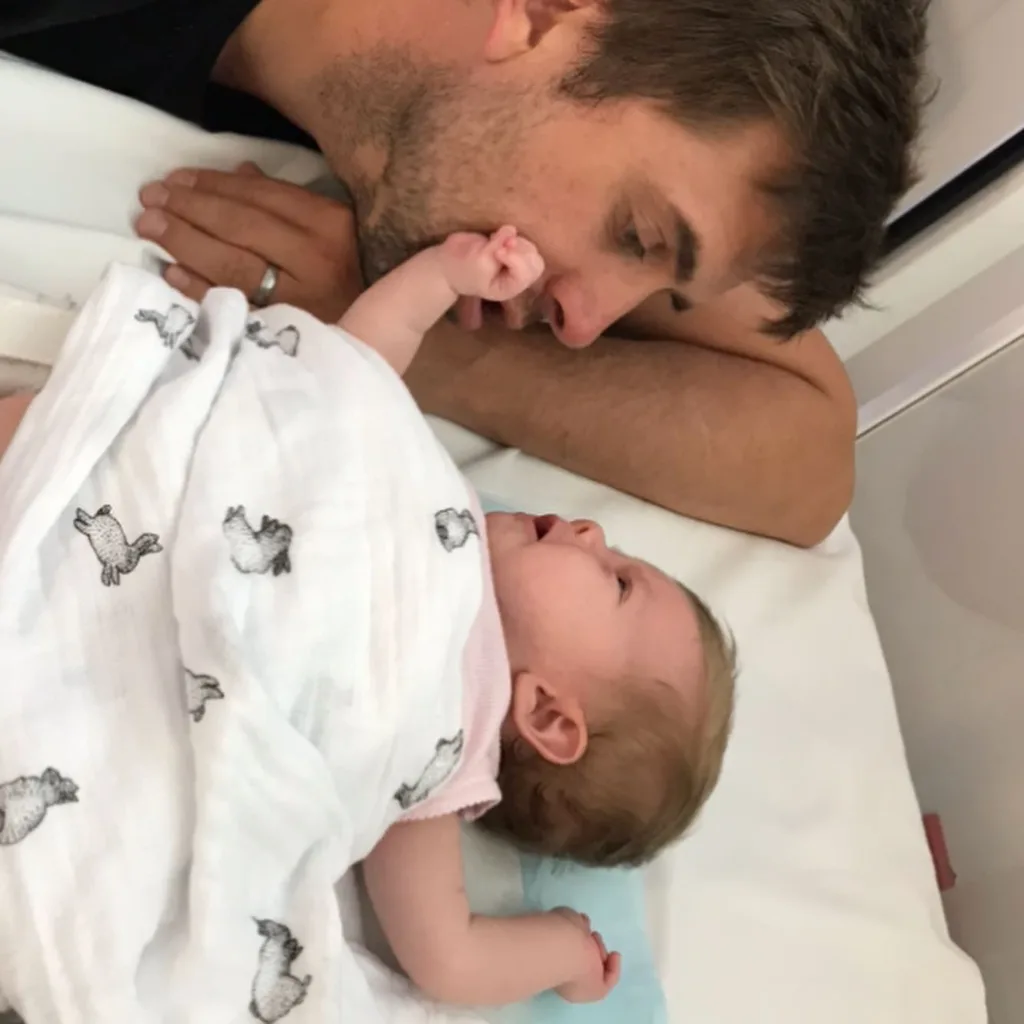 Ellie with her dad Andrew