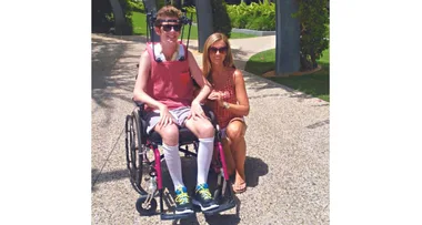 I was paralysed at the beach