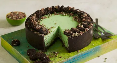 Mint Oreo pie