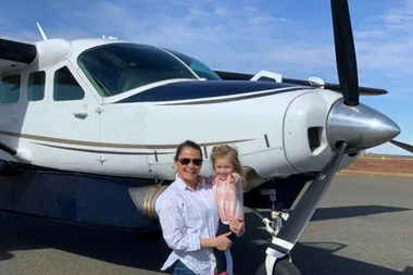 Meet The Mum Who Flies A Plane To Work