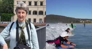 I started surfing at 75!