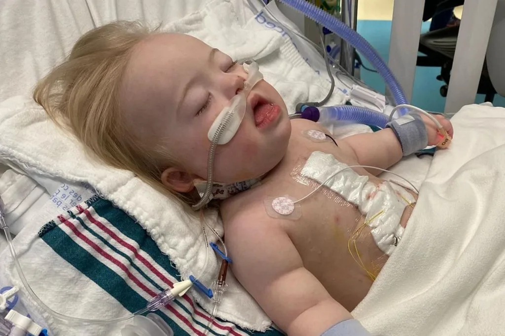 Lillian after her heart surgery
