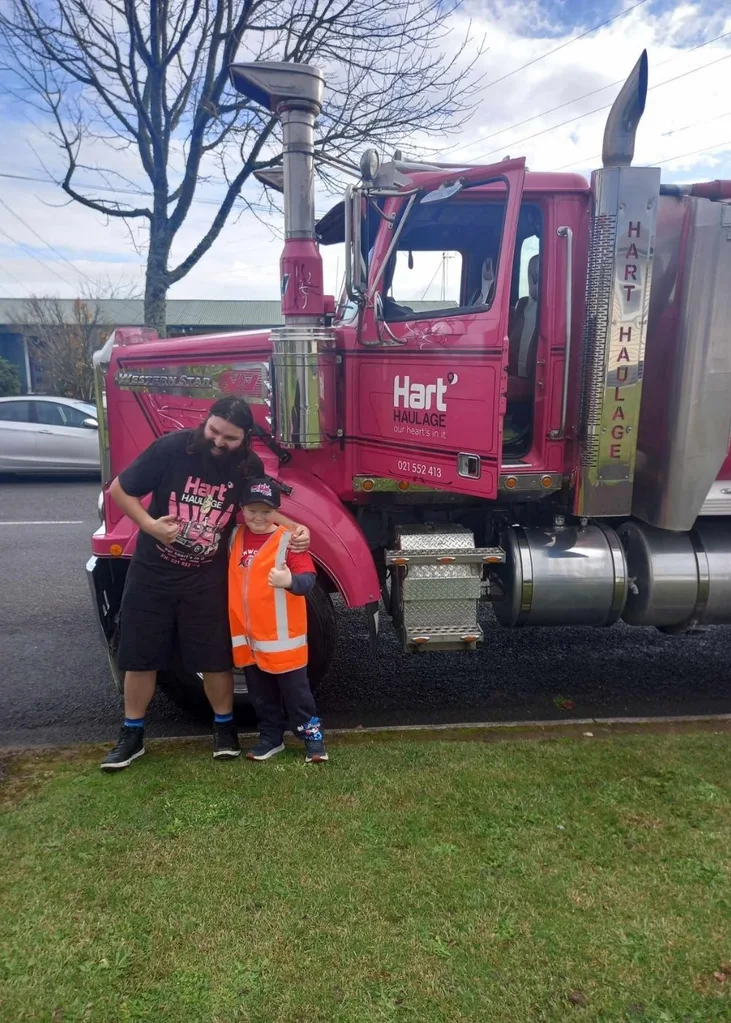 Ollie Johnson truck birthday
