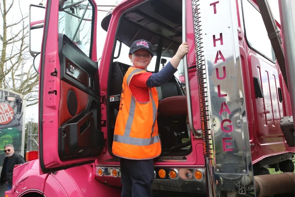 Ollie Johnson truck birthday