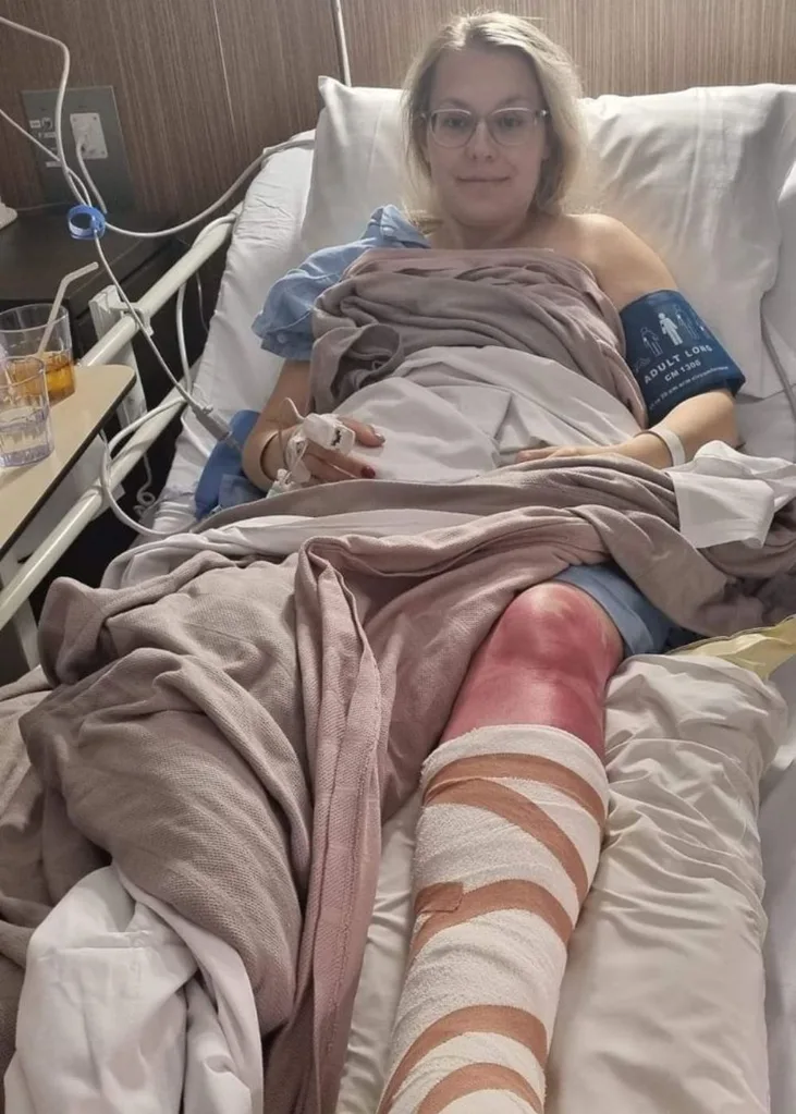 Breanna in hospital