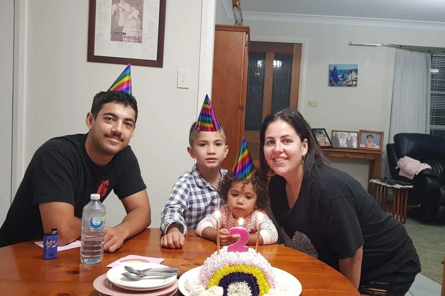 Kishan, Sebastian,  Eleonora and me