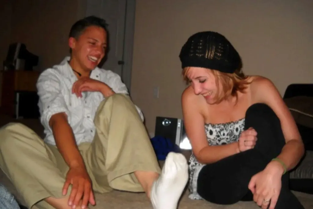 Kristin Cooke and Ashley
