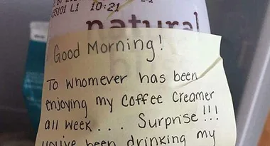 Woman fed up with coworker stealing milk gets back in the most incredible way