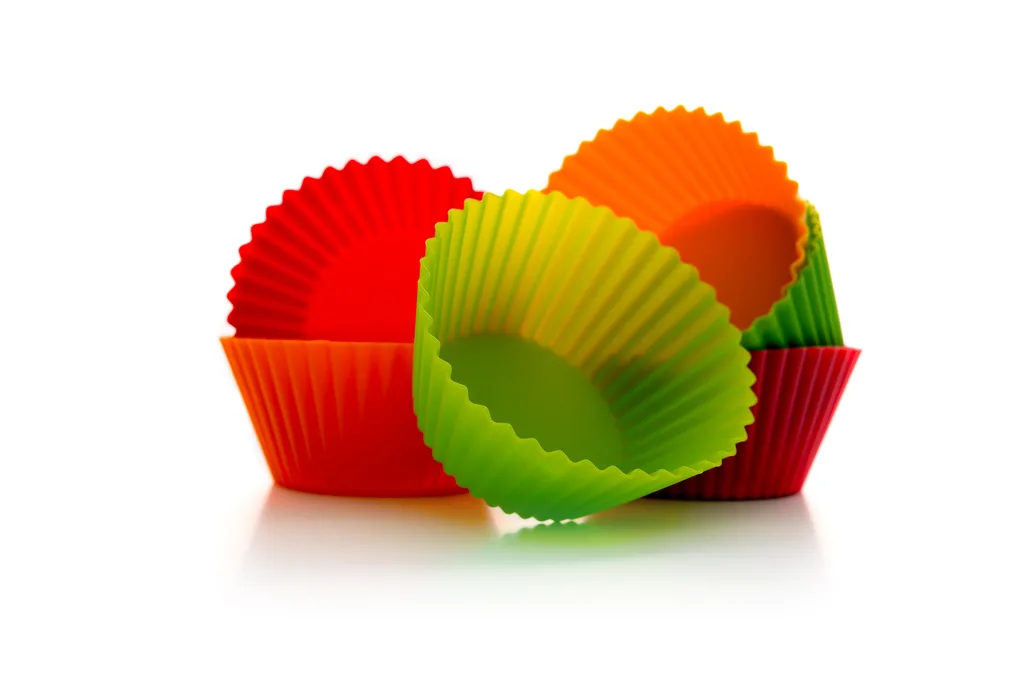 Silicone cupcake moulds