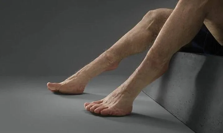Graham's legs are designed ot help him leap out of the way.